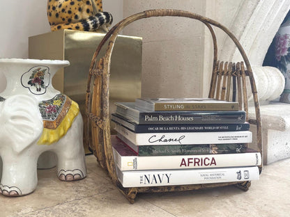 Burnt Bamboo Magazine rack MCM magazine book rack Towel Rack