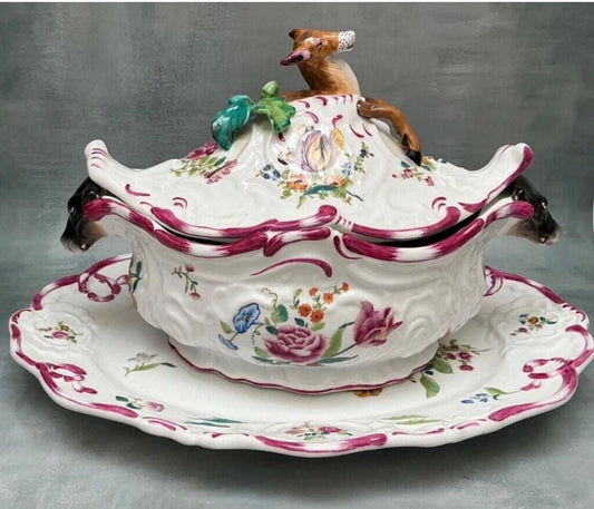 Chelsea House Winterthur Tureen Chelsea House Platter limited edition 50 of 500 Jacque Chapelle France