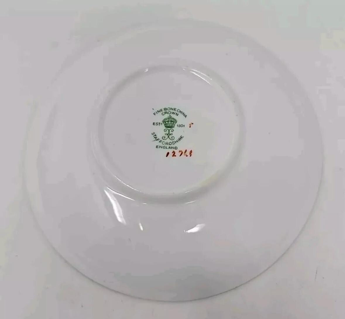 crown staffordshire Hunt Scene plates equestrian Staffordshire dinner plate salad plate set