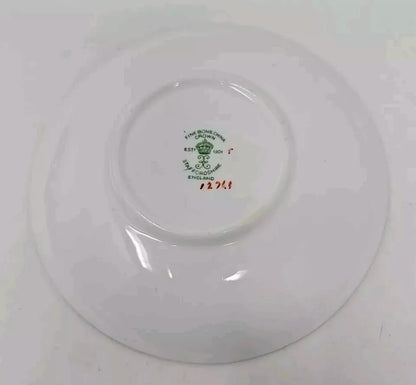 crown staffordshire Hunt Scene plates equestrian Staffordshire dinner plate salad plate set