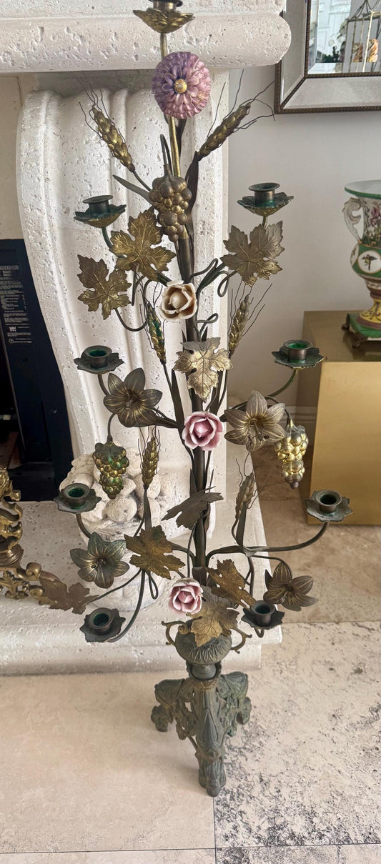 French altar candelabra