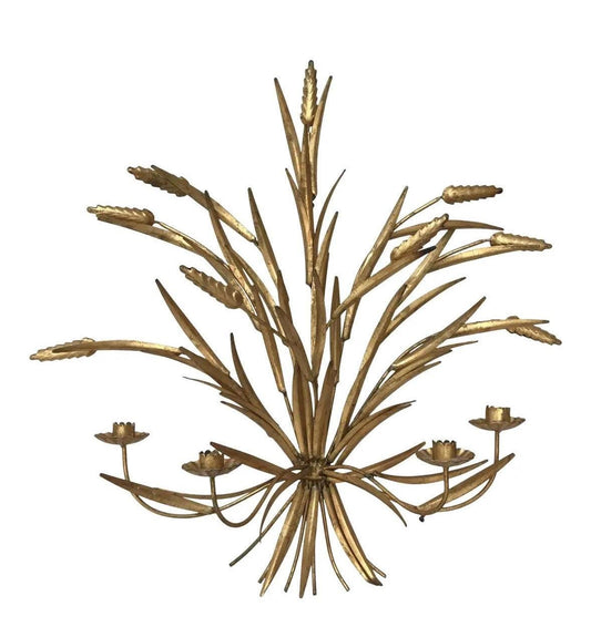 Italian wheat sheaf sconce