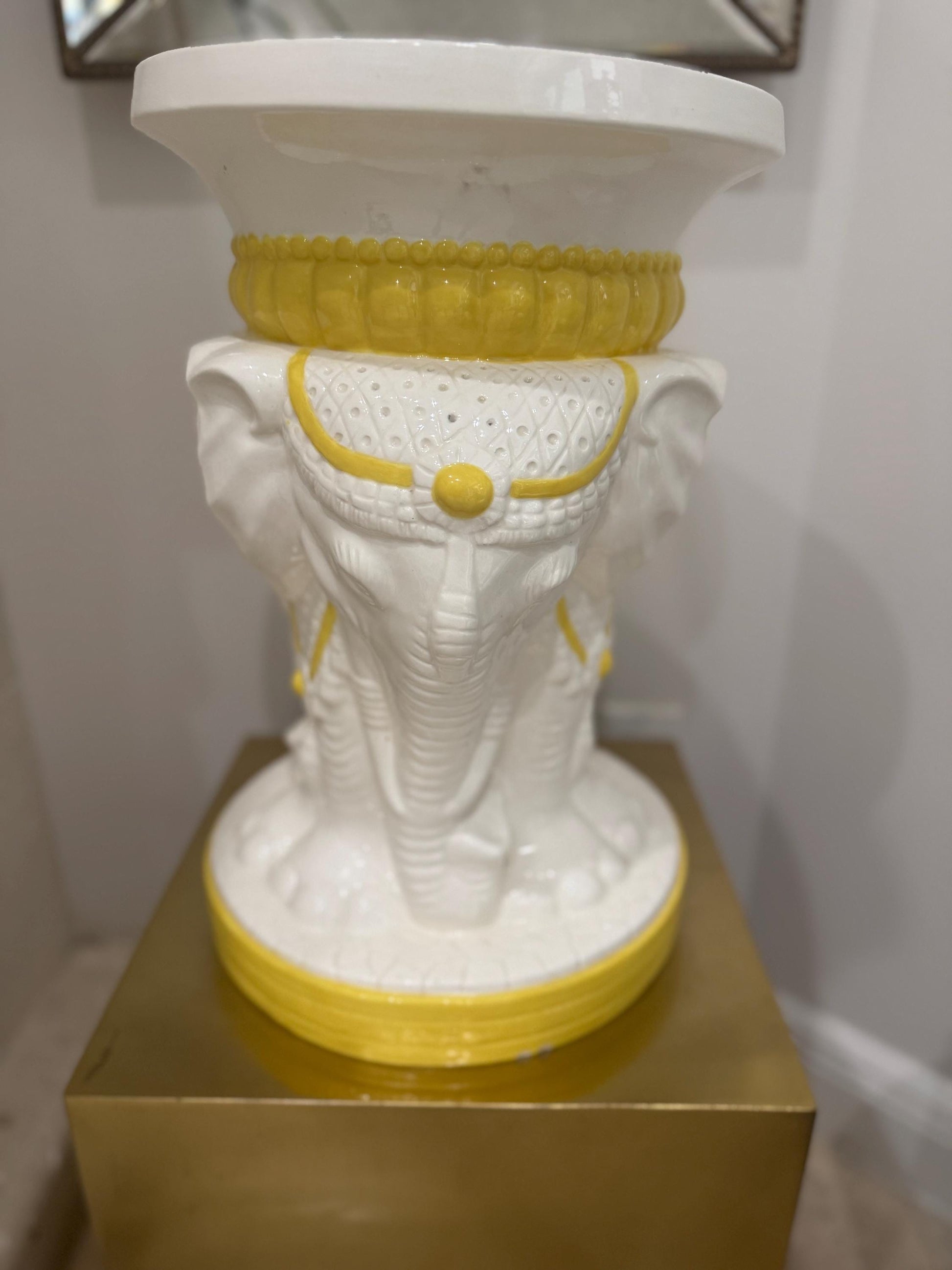 Hollywood regency stool