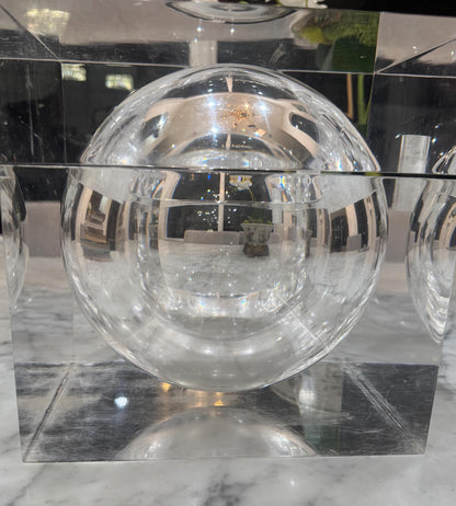 lucite vintage ice bucket