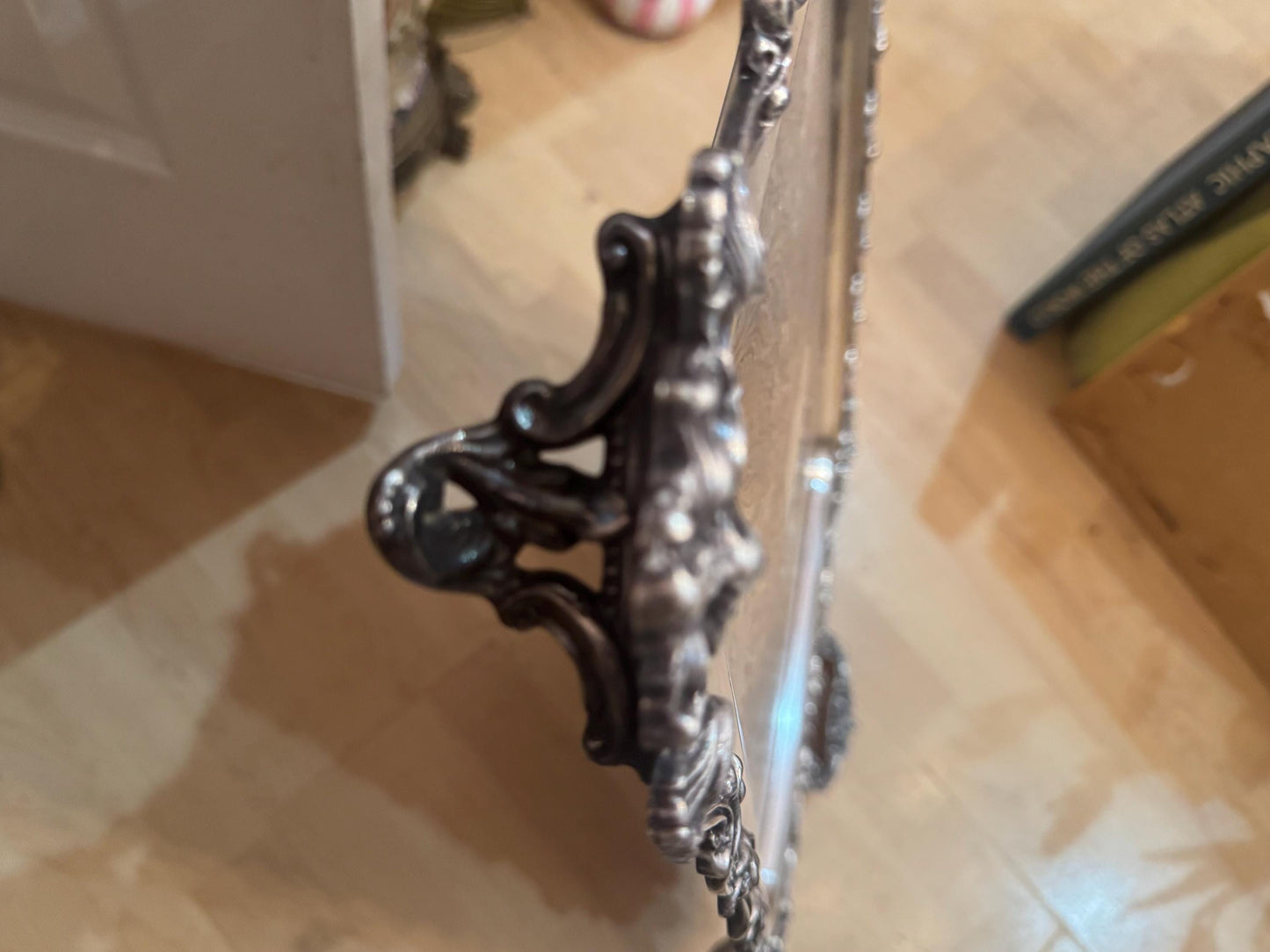 silver tray
