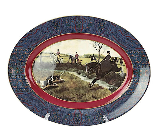 Ralph Lauren Wedgewood Platter Berkshire Hunt Large Serving Platter made England