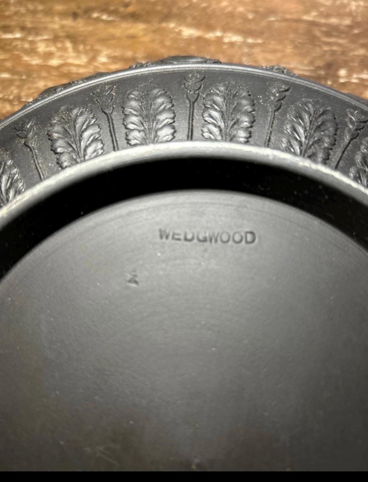 Basalt Wedgwood Dancing Hours Muse Bowl Stamped and Black Wedgwood