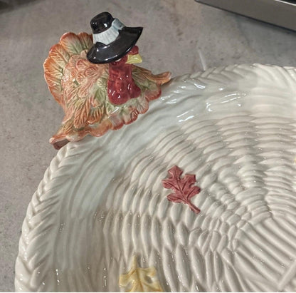 Fitz and Floyd Turkey Platter Vintage with original box