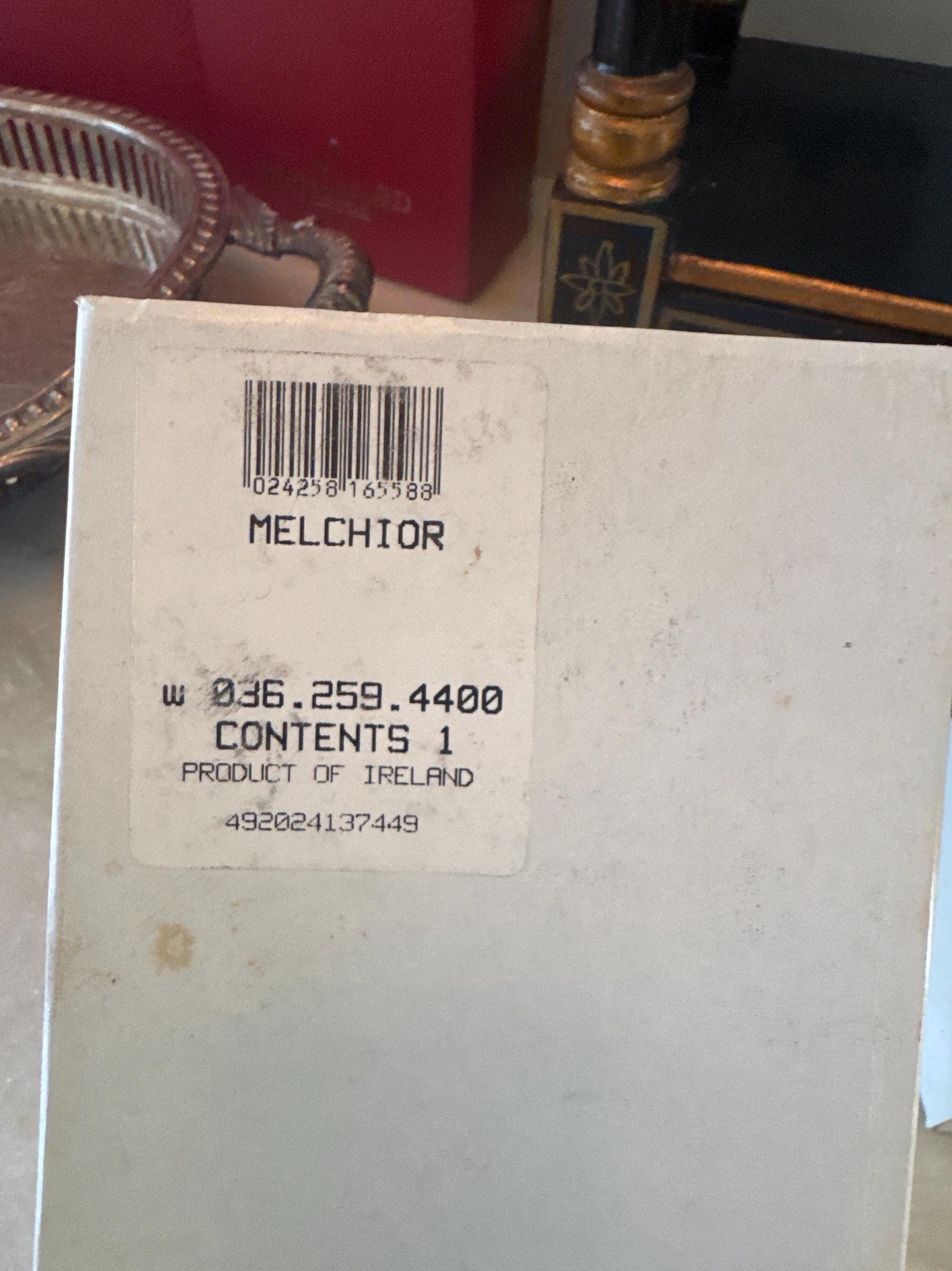 Waterford nativity Irish crystal vintage Waterford made in Ireland boxes and stickers 9 pc holy family 3 wise men angel pristine