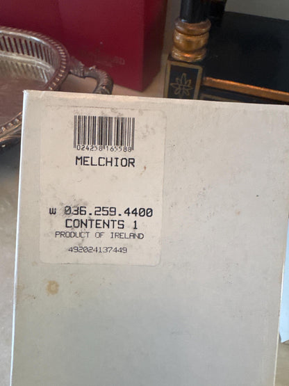 Waterford nativity Irish crystal vintage Waterford made in Ireland boxes and stickers 9 pc holy family 3 wise men angel pristine