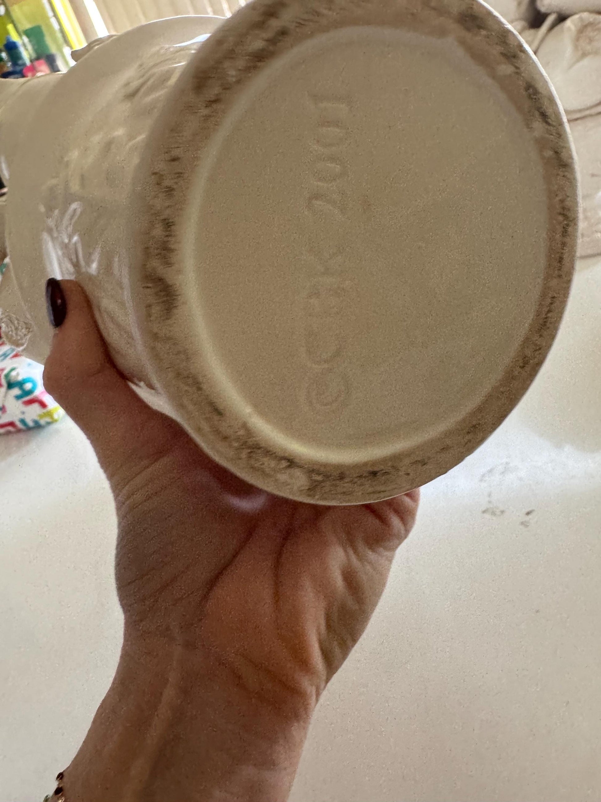 Pair of White Italian Topiary’s Fruit Topiary’s CBK 2001 White Pair of pedestal Fruit dishes