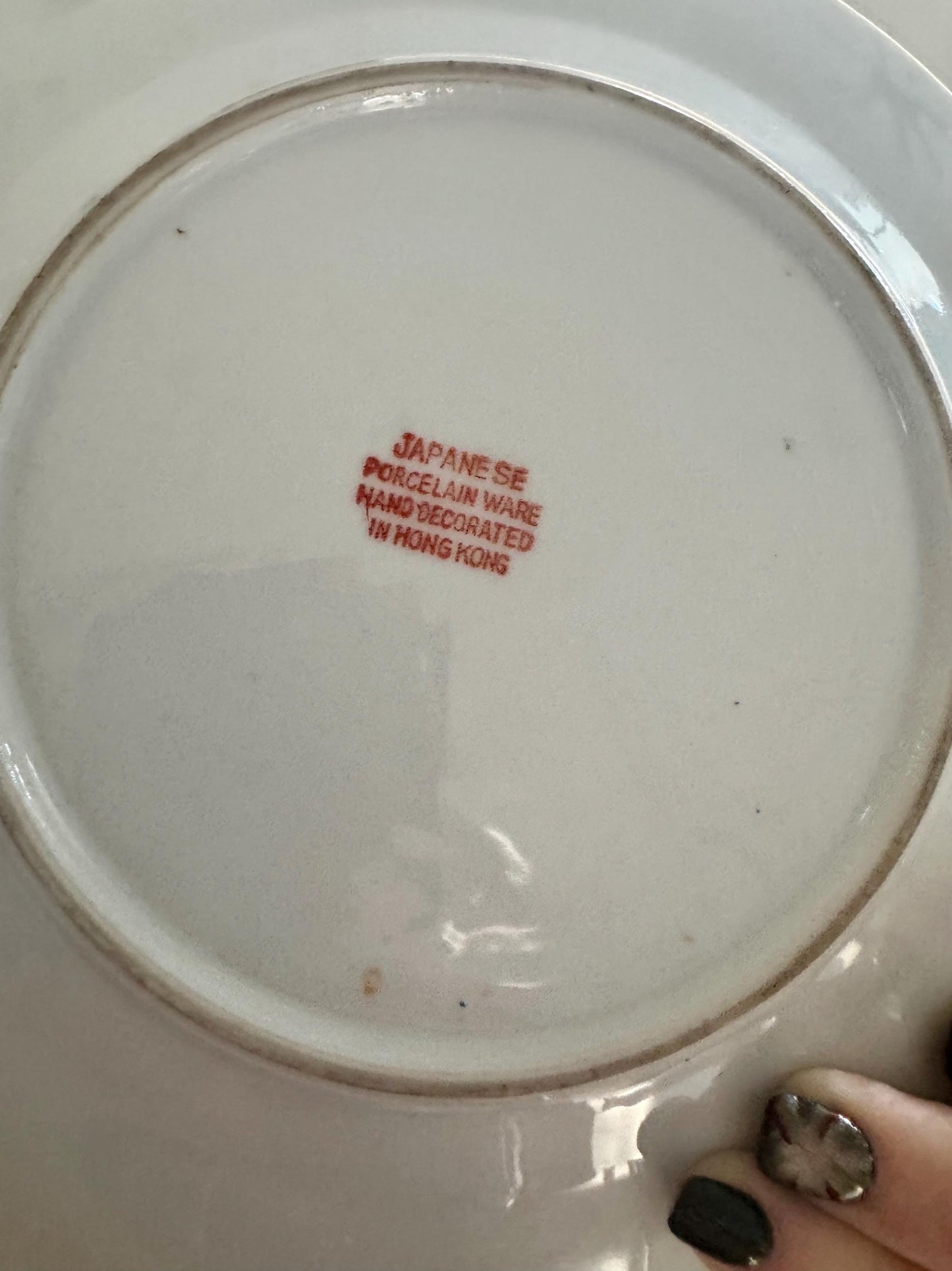 Japanese Butterfly Plates 8 inches antique plates, plate wall plates