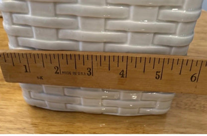 Vintage Kitchen Canister Set Basket Vegetable set of four Fitz and Floyd Canisters