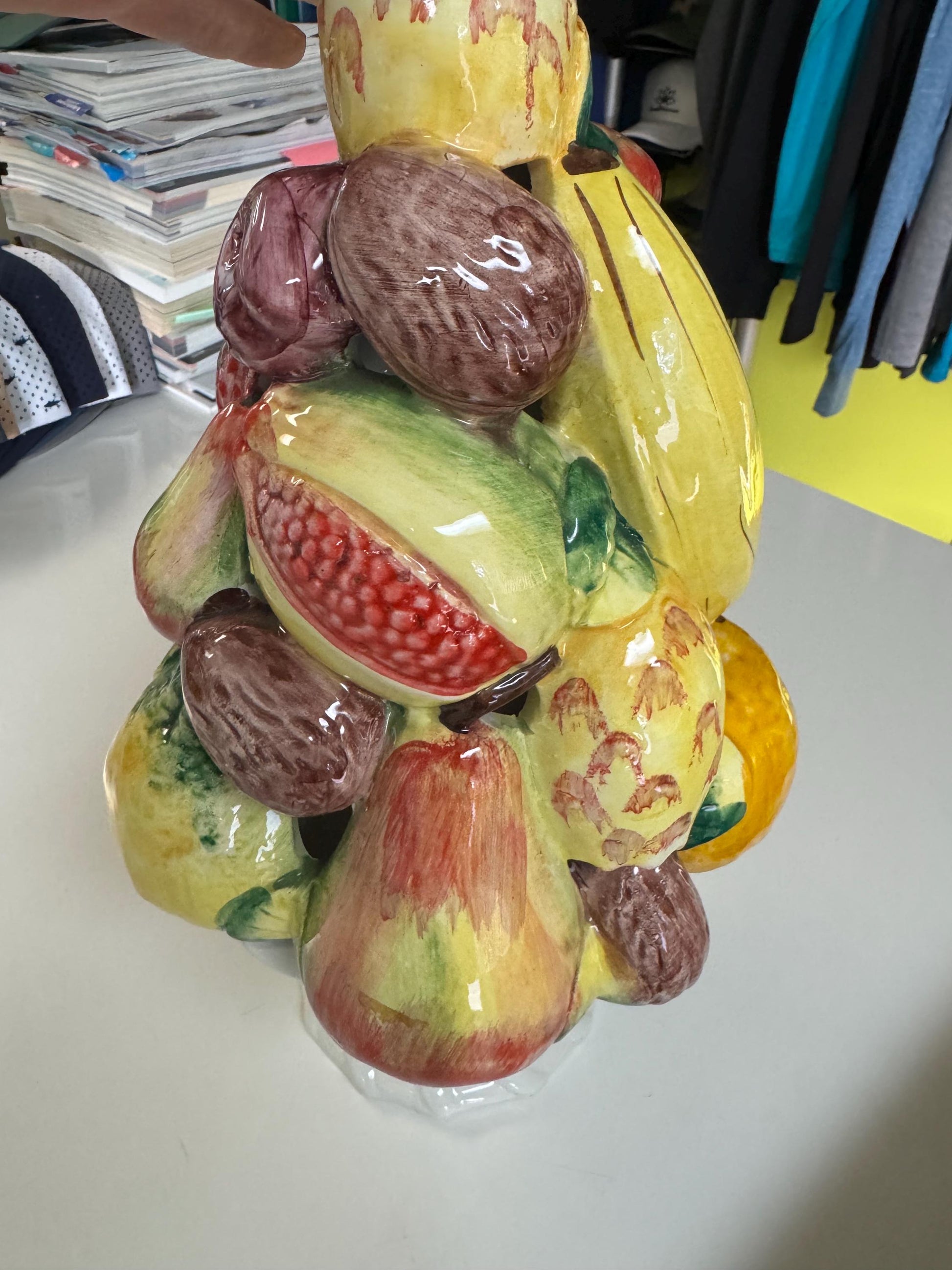 Italian fruit topiary ceramic fruit topiary for kitchen decor