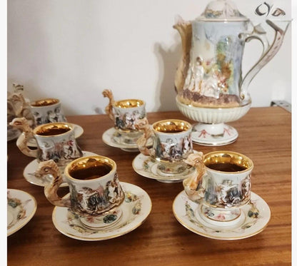 dragon Italian cups and coffee service