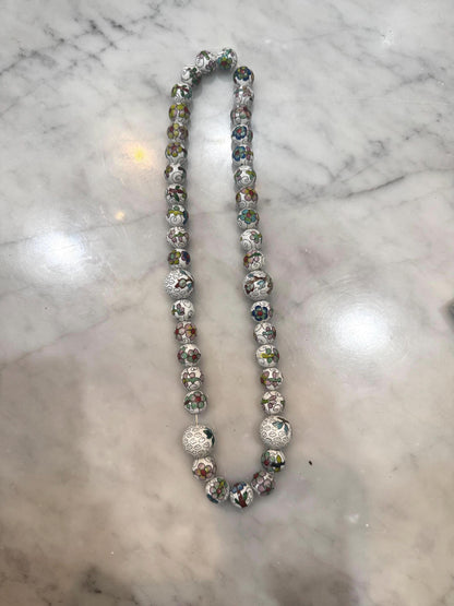 cloisonné necklace