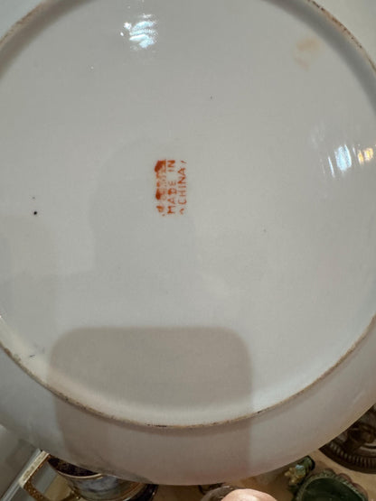 Rose Medallion Large Plate 10 inches