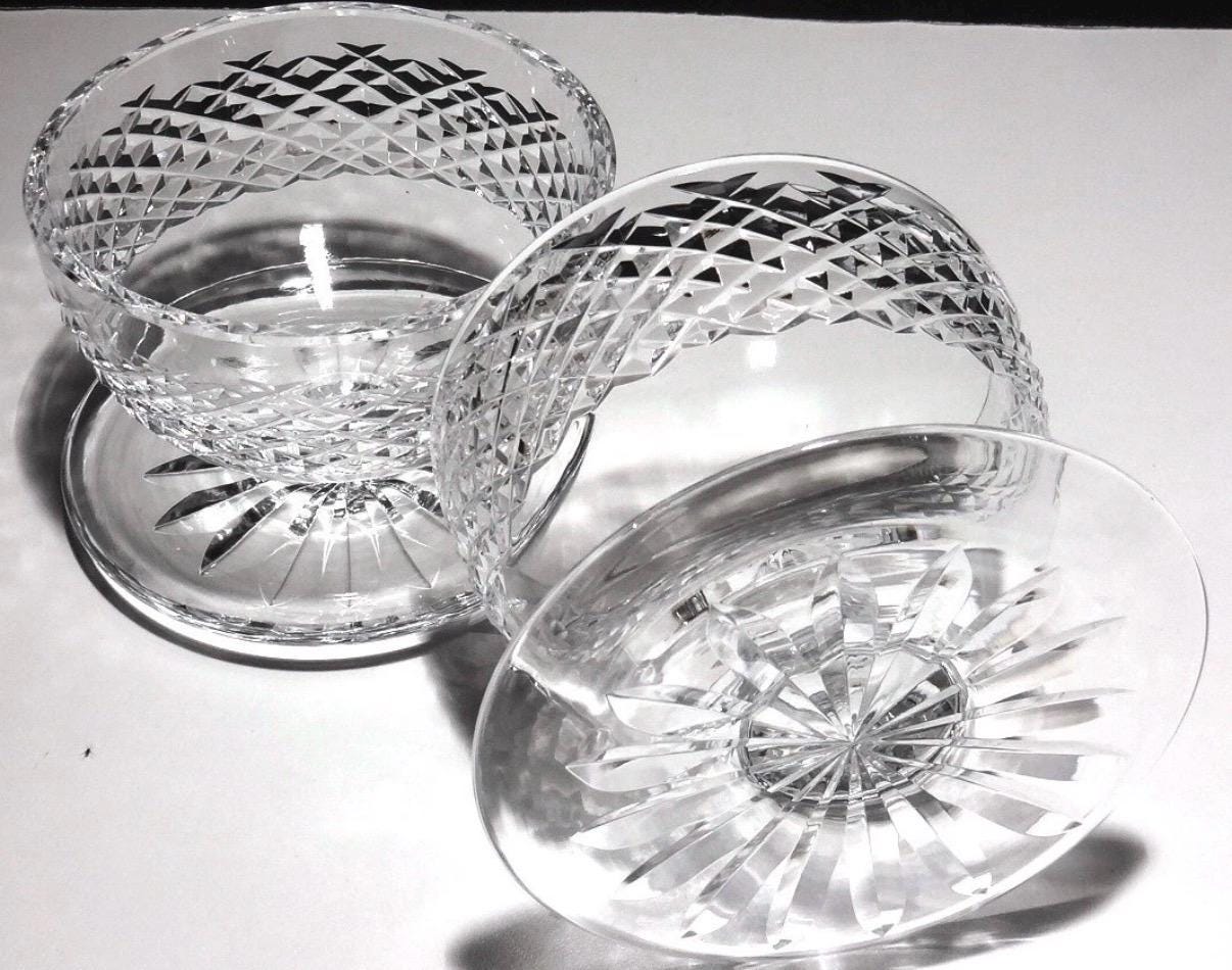 Waterford Alana dessert dish vintage Waterford footed bowls