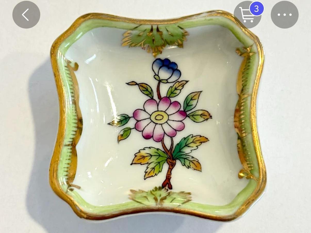 queen Victoria Herend dish
