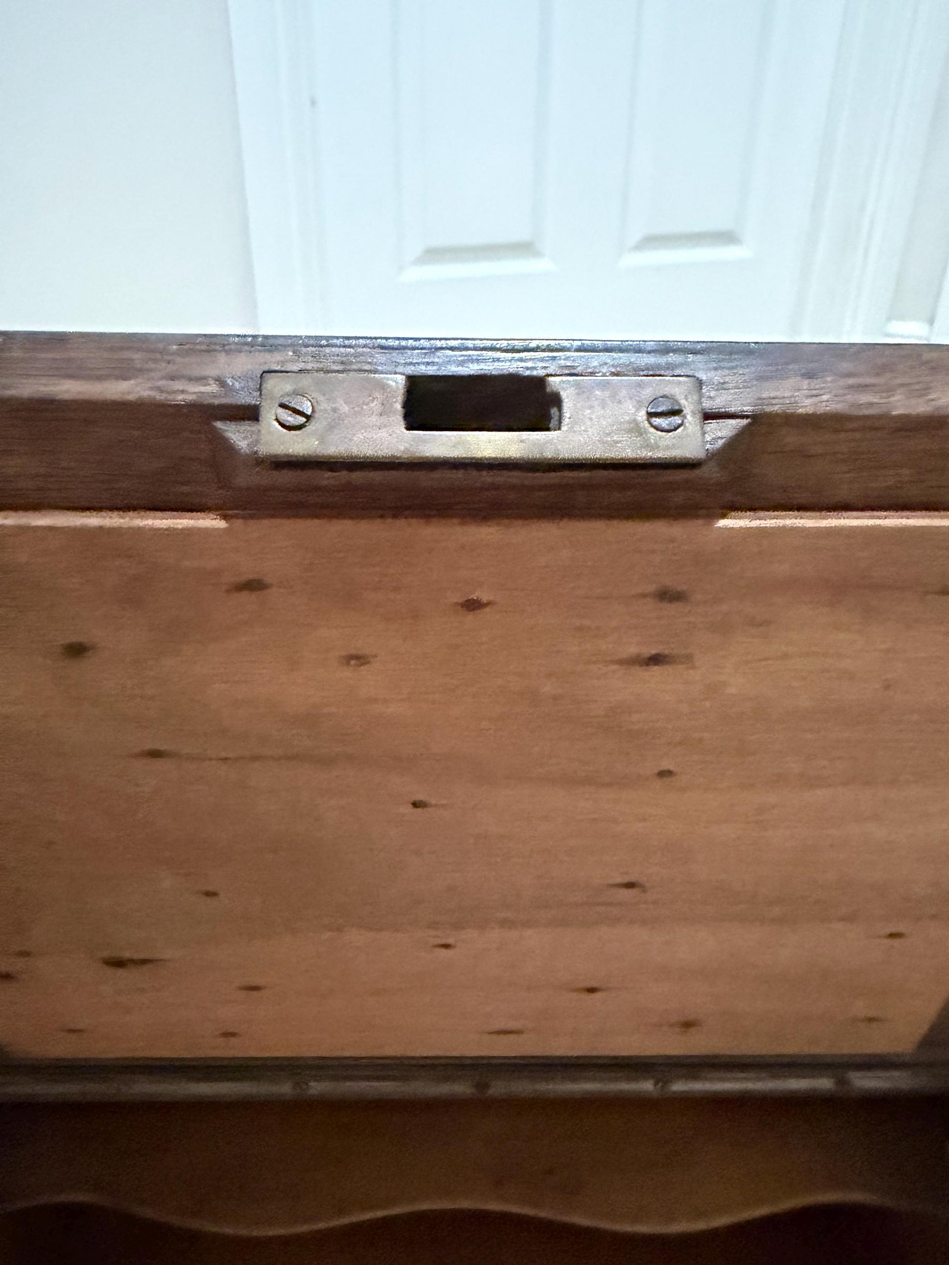 Antique Edwardian letter box Desk tambour desk with lions handles storage piece wood with lid and drawer