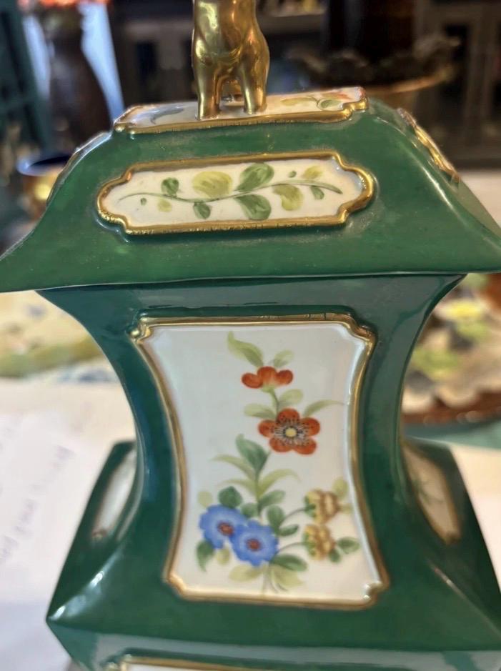 Chelsea House Lidded Vases Lidded Urns Pair of vases Foo Dig finial port royal Chelsea house