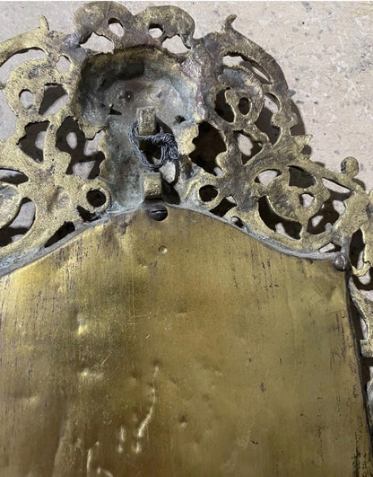 Brass Bradley Hubbard Bacchaus mirror set Ornate mirror set