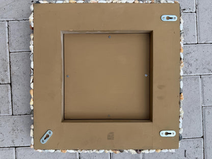 Shell Mirror vintage seashell mirror one rectangle and one square sold separately
