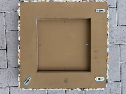 Shell Mirror vintage seashell mirror one rectangle and one square sold separately