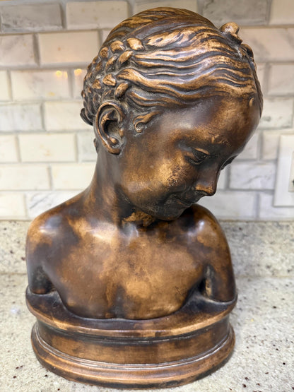 French girl bust vintage