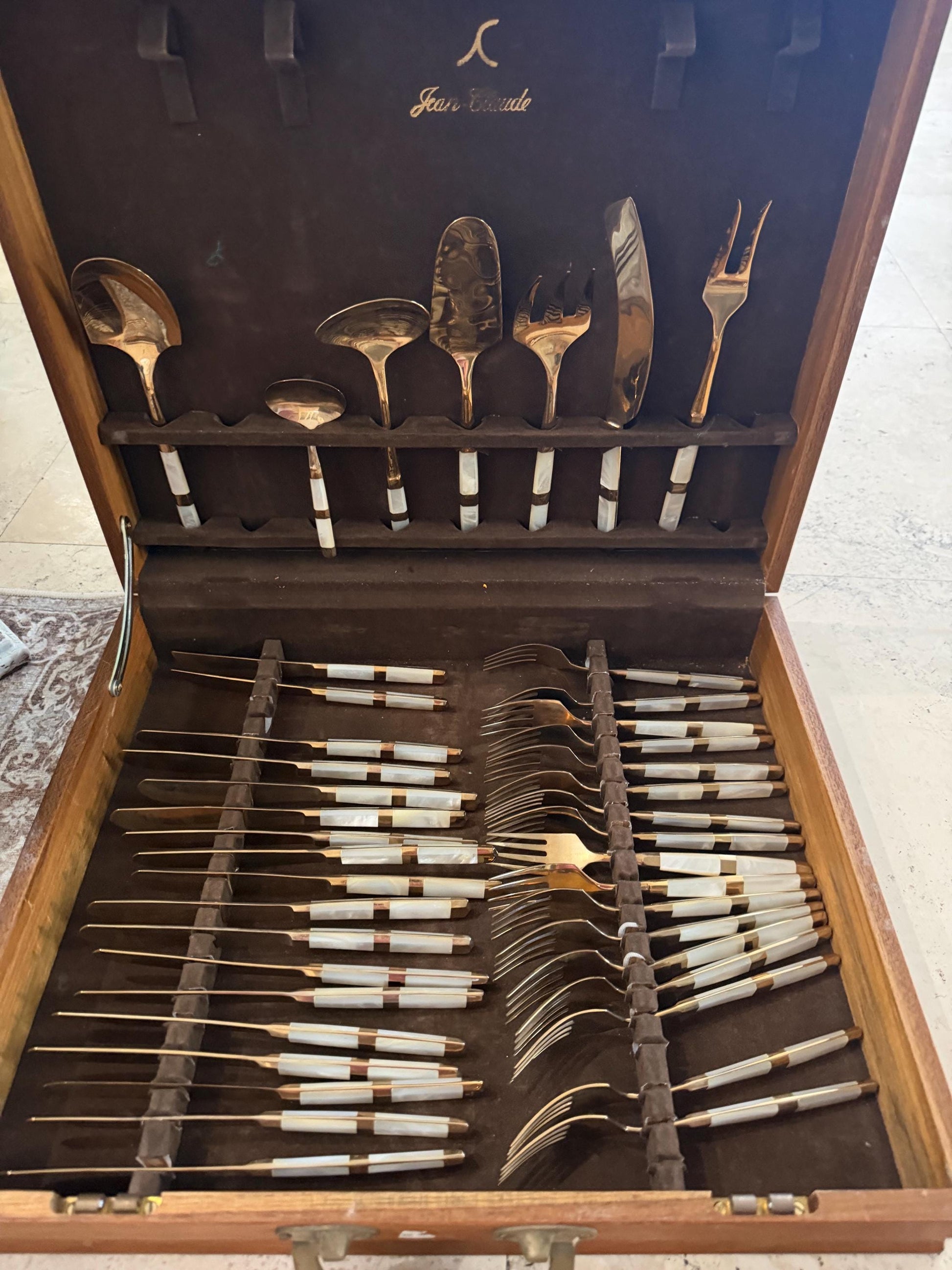 Jean Claude mother of pearl flatware