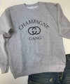 Heather Grey Champagne Gang Sweatshirt