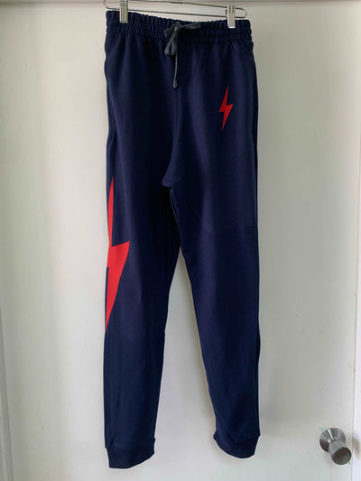 Lightening Bolt Joggers , Pocketed Joggers ,