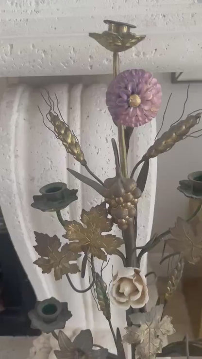French Altar Candelabra Antique Candelabra from France
