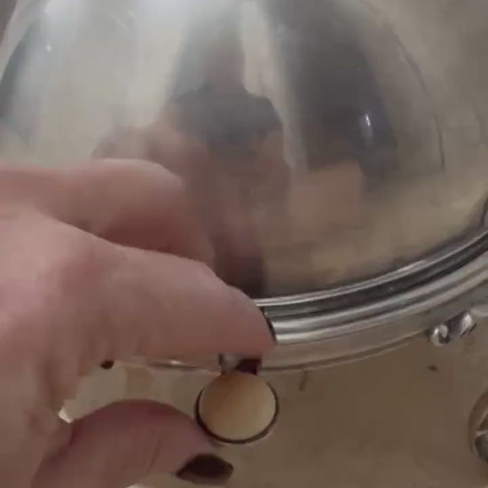 Barker Ellis Silver Dome Server with removable  trays made in England beautiful antique