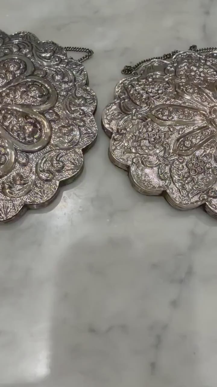 Turkish Wedding Mirrors 900 silver Antique mirrors Traditional dowry gift