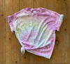 Rose Blossom Custom Tie Dye Shirt / pink tie dye shirt / custom tie dye shirt
