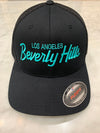 Beverly Hills California Hat, Flexfit Trucker hat or Dad Hat Twill style