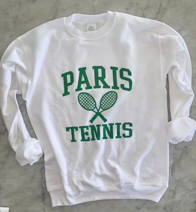 Paris Tennis Sweatshirt , Souvenir Shirt , Paris Trip Shirt