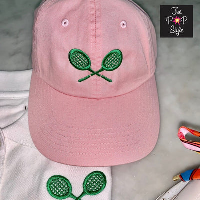 Tennis Hat , Summer Beach Hat , Tennis logo Hat