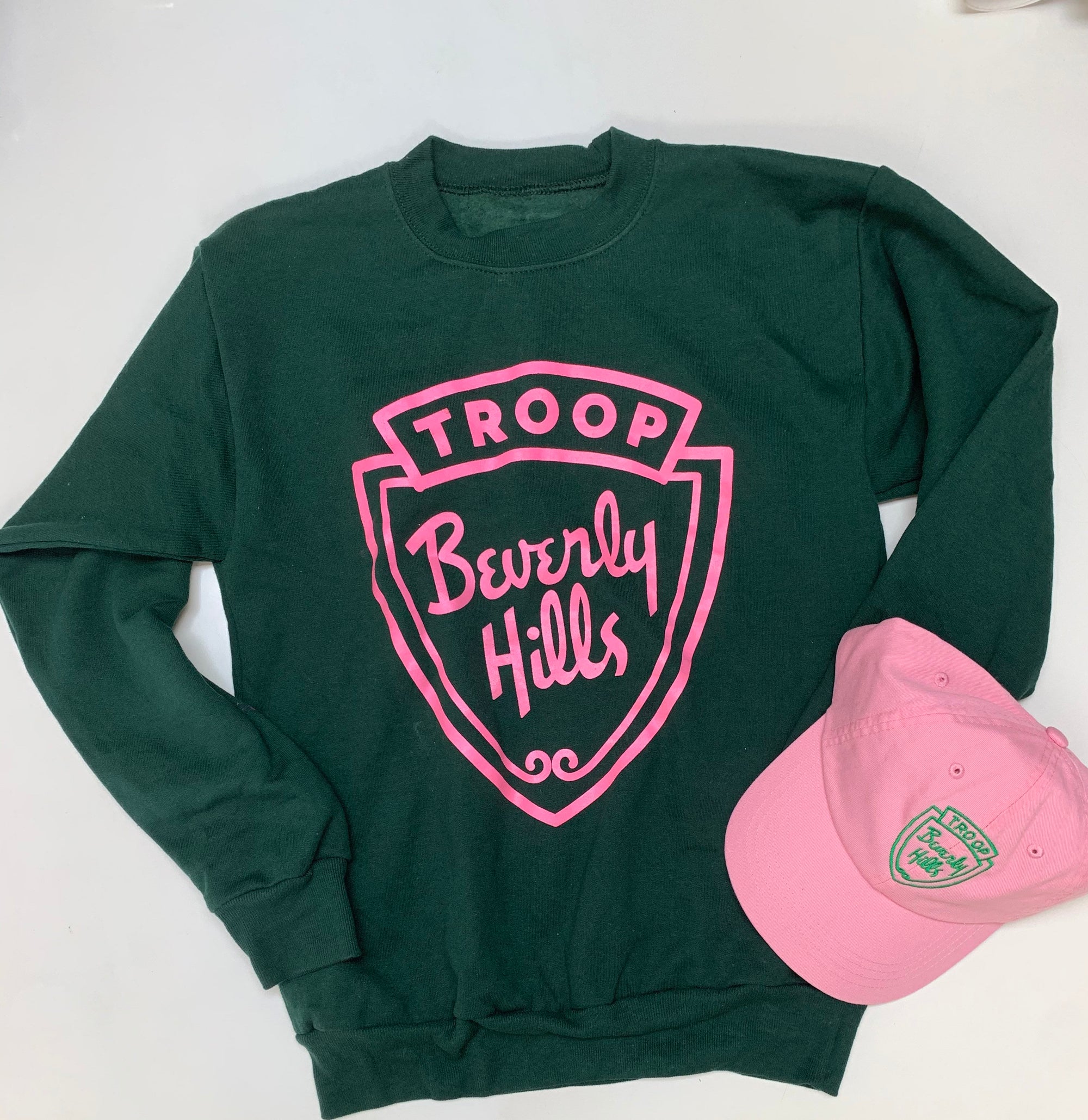 Troop Beverly Hills Youth Children’s Sweatshirt, Girls Retro Sweatshirt