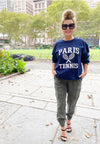 Paris Tennis Sweatshirt , Souvenir Shirt , Paris Trip Shirt