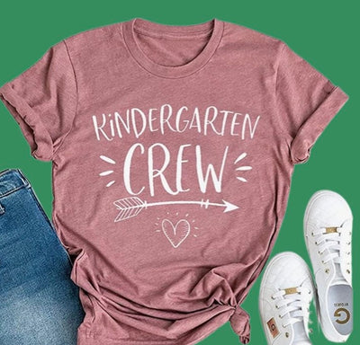 Kindergarten Crew Shirt, Teacher Shirt, Student Shirt , Back To School Shirt