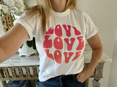 Ombré Love T shirt, Love Valentines Day Shirt, comfort colors love shirt