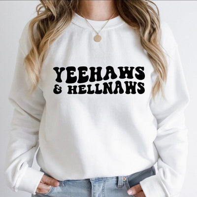 Hellyaw and Hellnaw Shirt, country music shirt, cowgirl shirt. Hell yes and hell no shirt