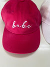Bride and Babe Baseball Hat, Bride hat, Bachelorette gifts