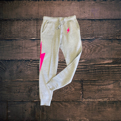 Lightening Bolt Sweatpants. Lightening Bolt joggers. fashion unisex joggers.