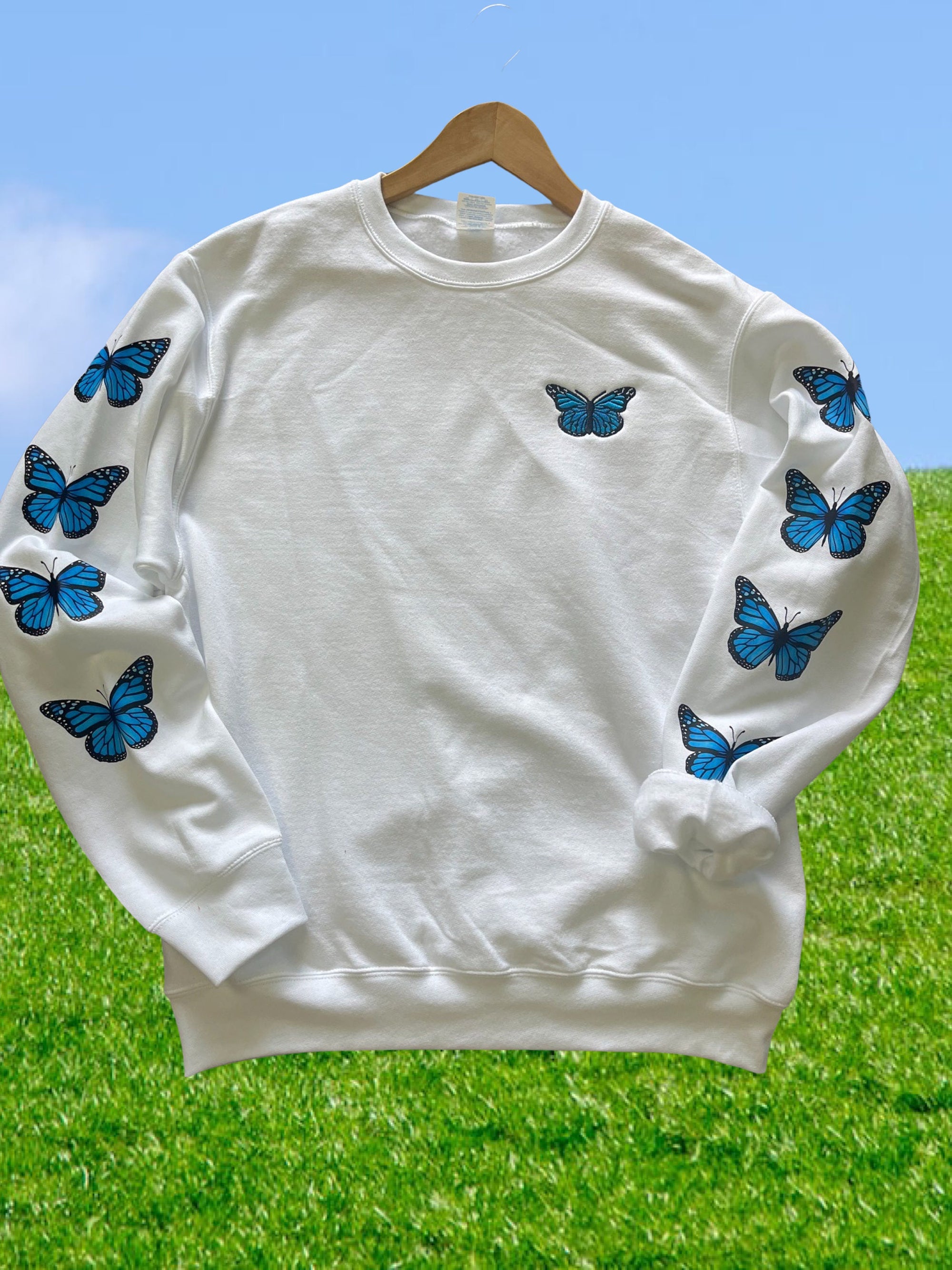 Butterfly Sweatshirt, Butterfly Trendy Shirt, Nature Shirt, Parks Shirt