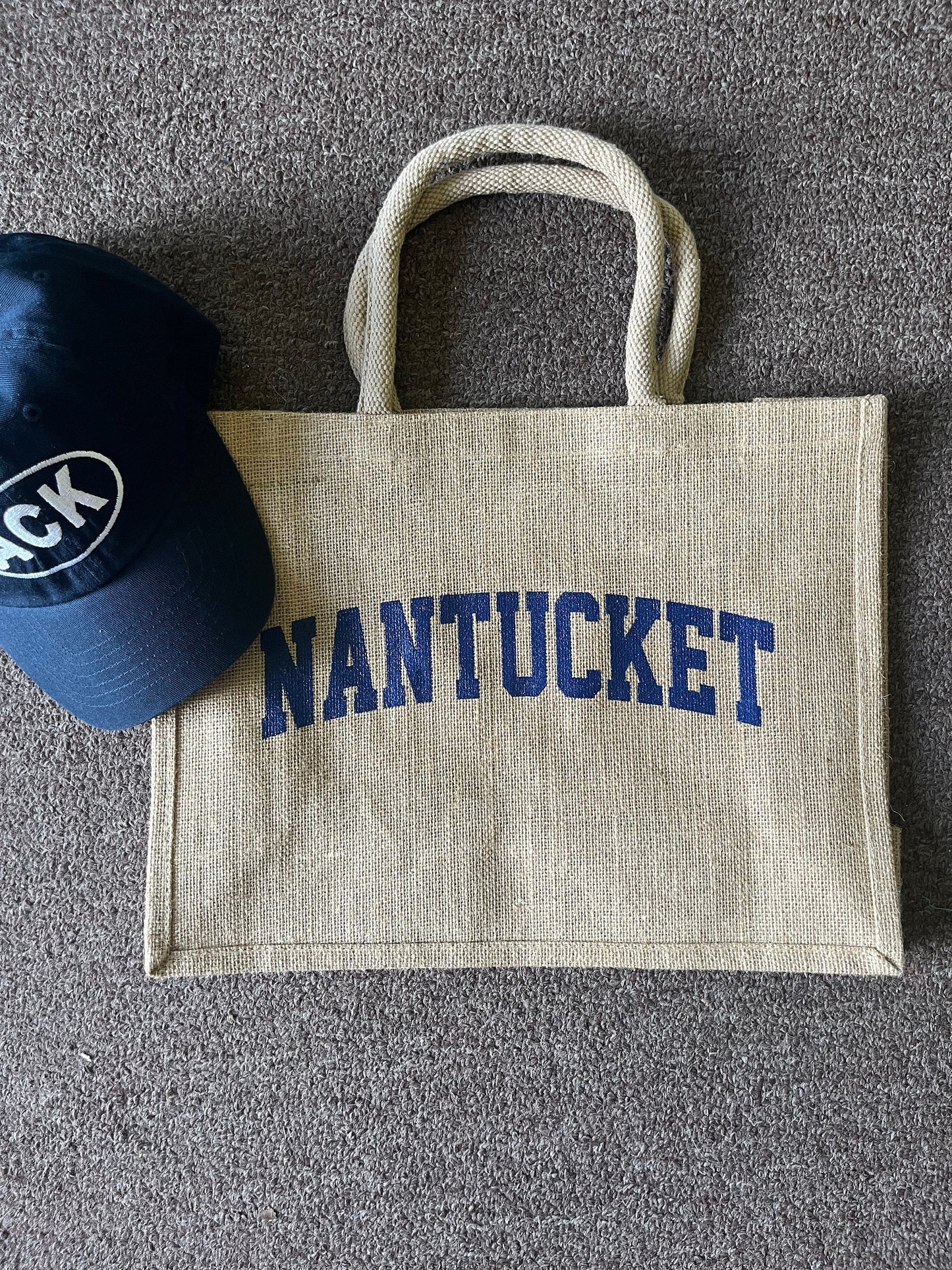 Greece Santorini Raffia Souvenir Tote Bag
