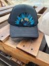 Feather Trucker Hat, Feather Foam Front Trucker Hat