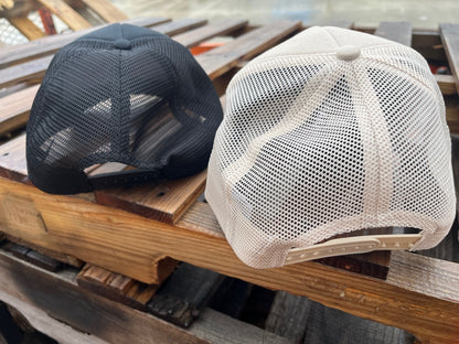 Feather Trucker Hat, Feather Foam Front Trucker Hat